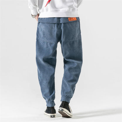 VIGEDON | Pantalon de velours côtelé coupe décontractée pour homme