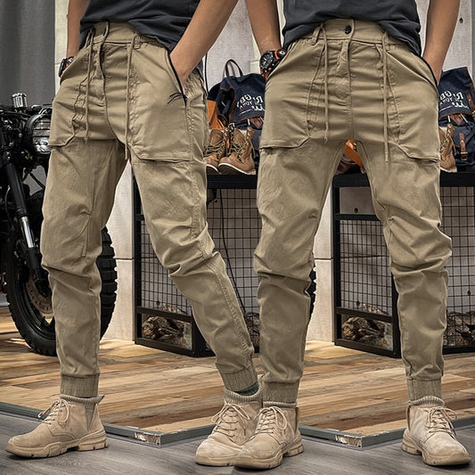 VIGEDON | Pantalon de jogging cargo extensible pour hommes