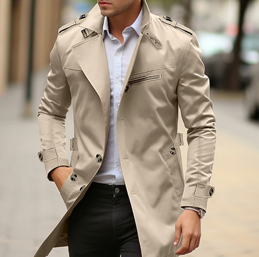 VIGEDON | Élégant trench-coat classique pour homme