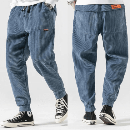 VIGEDON | Pantalon de velours côtelé coupe décontractée pour homme