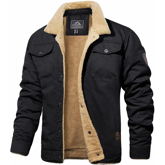 VIGEDON | Veste d'hiver pour hommes avec doublure en nounours