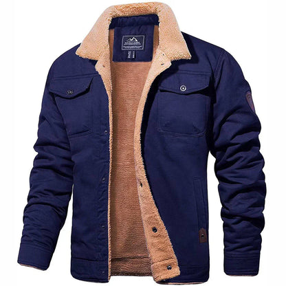VIGEDON | Veste d'hiver pour hommes avec doublure en nounours