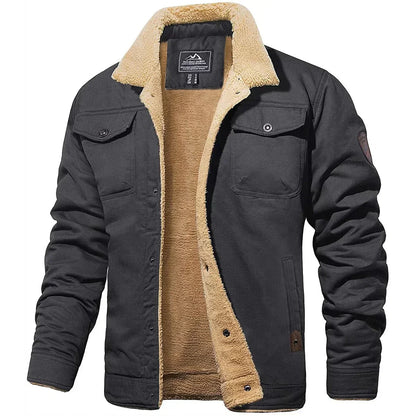 VIGEDON | Veste d'hiver pour hommes avec doublure en nounours