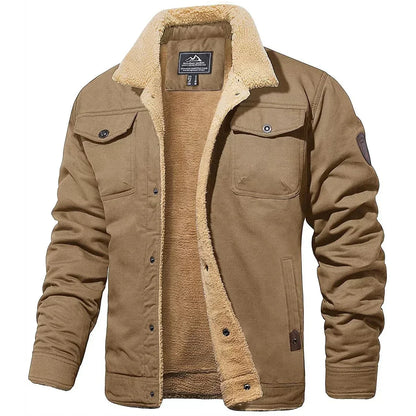 VIGEDON | Veste d'hiver pour hommes avec doublure en nounours