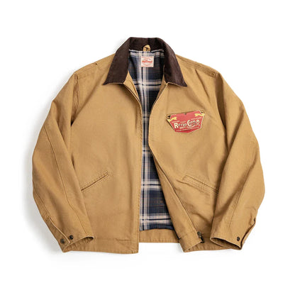 VIGEDON | Veste homme rétro en toile cousue main