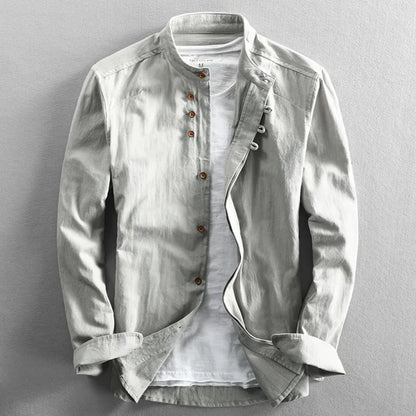 VIGEDON | Chemise en lin japonais style "Katana