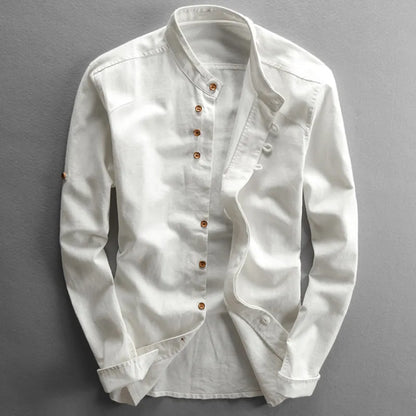 VIGEDON | Chemise en lin japonais style "Katana