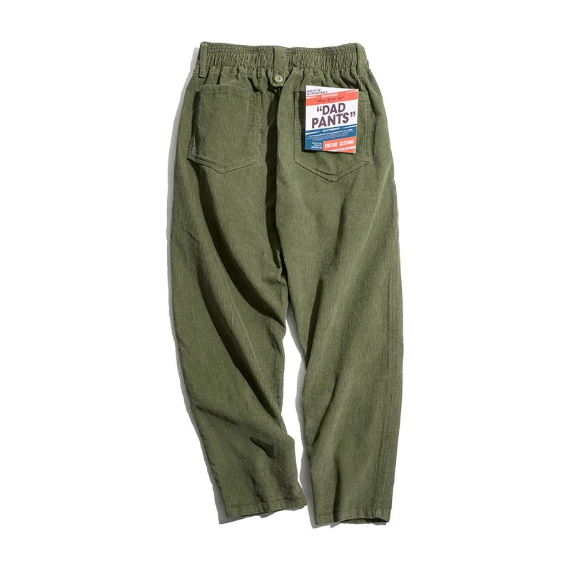 VIGEDON | Pantalon vintage en velours côtelé uni