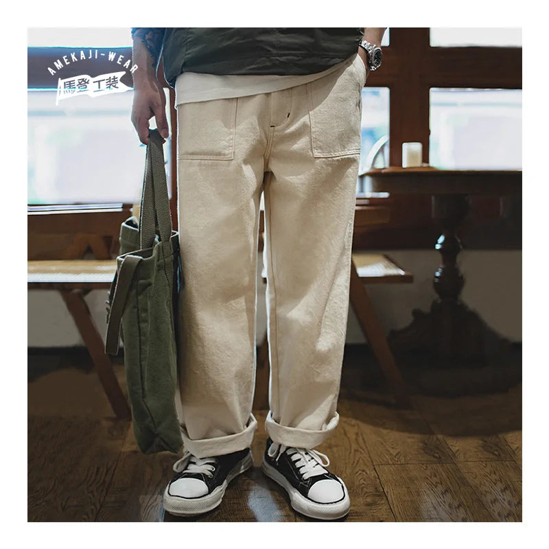 VIGEDON | Pantalon décontracté, ample, fait à la main