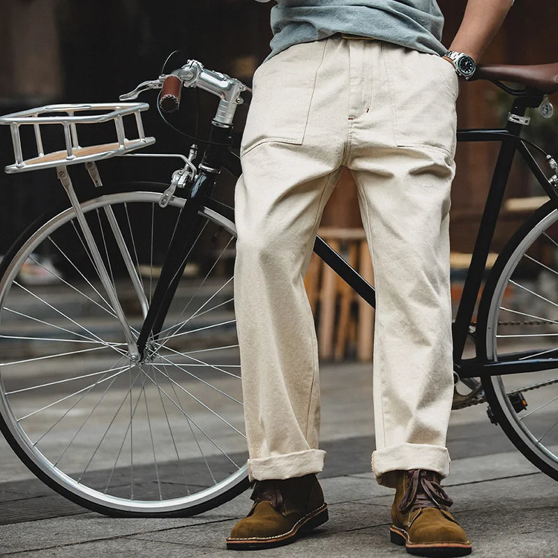 VIGEDON | Pantalon décontracté, ample, fait à la main