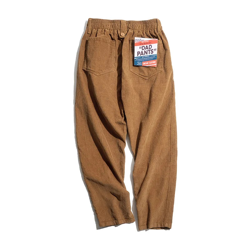 VIGEDON | Pantalon vintage en velours côtelé uni