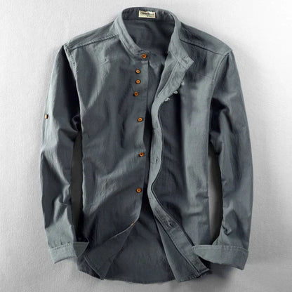VIGEDON | Chemise en lin japonais style "Katana