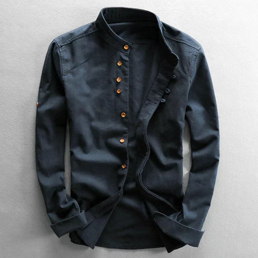 VIGEDON | Chemise en lin japonais style "Katana