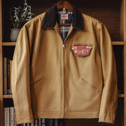 VIGEDON | Veste homme rétro en toile cousue main
