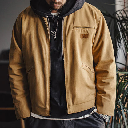 VIGEDON | Veste homme rétro en toile cousue main