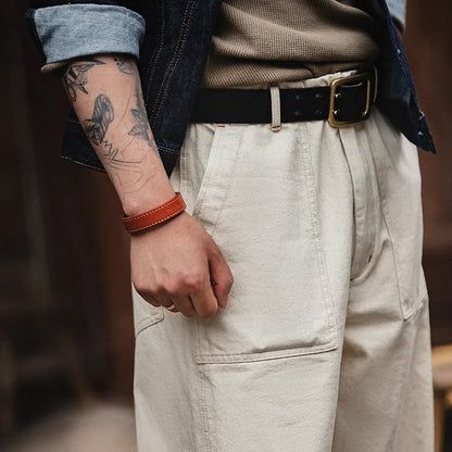 VIGEDON | Pantalon décontracté, ample, fait à la main