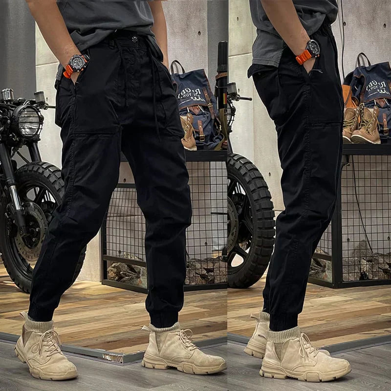 VIGEDON | Pantalon de jogging cargo extensible pour hommes