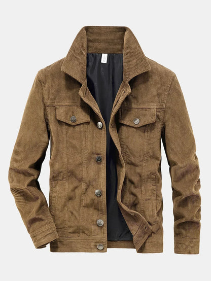 VIGEDON | Veste en velours côtelé pour homme - le look rétro rencontre la décontraction moderne