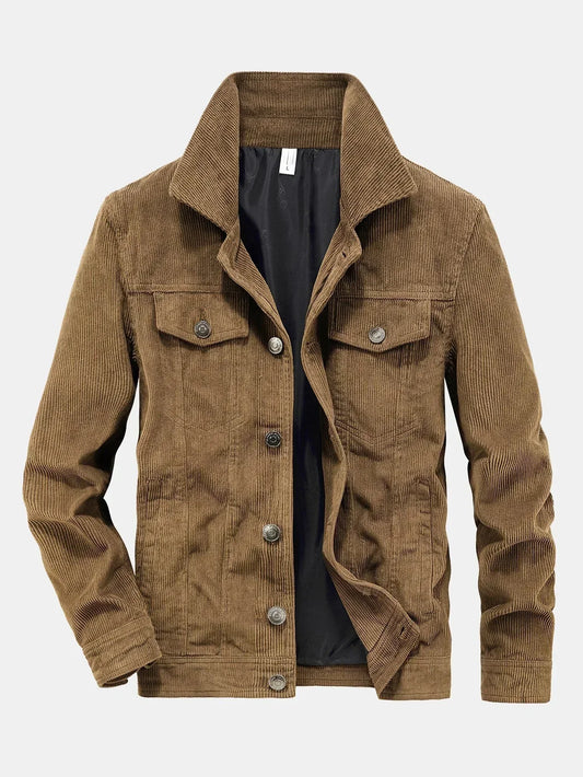 VIGEDON | Veste en velours côtelé pour homme - le look rétro rencontre la décontraction moderne