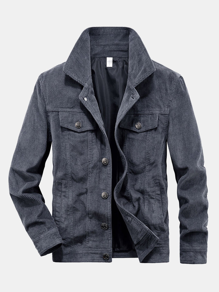 VIGEDON | Veste en velours côtelé pour homme - le look rétro rencontre la décontraction moderne