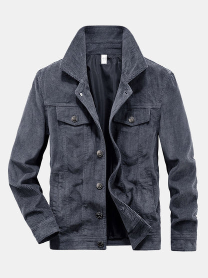 VIGEDON | Veste en velours côtelé pour homme - le look rétro rencontre la décontraction moderne