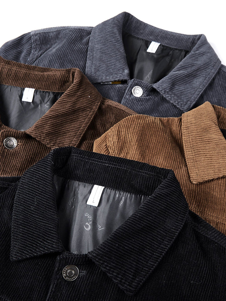 VIGEDON | Veste en velours côtelé pour homme - le look rétro rencontre la décontraction moderne