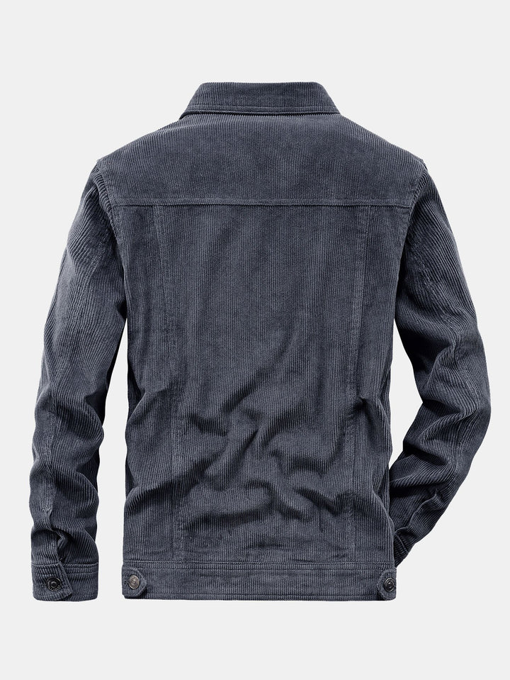 VIGEDON | Veste en velours côtelé pour homme - le look rétro rencontre la décontraction moderne