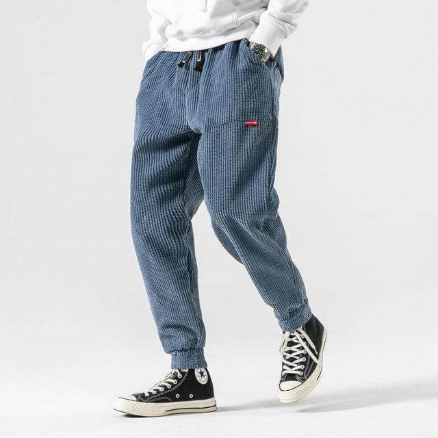 VIGEDON | Pantalon de velours côtelé coupe décontractée pour homme
